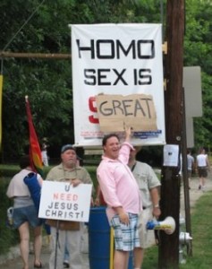 Anti-gay protest
