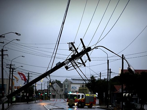 Hours of traffic blocked during the severe storms that hit the coast of New South Wales this week